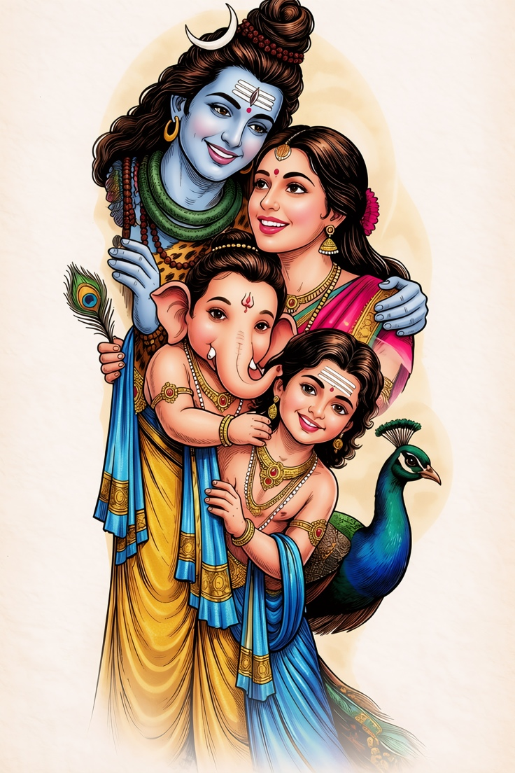 mahadec family images