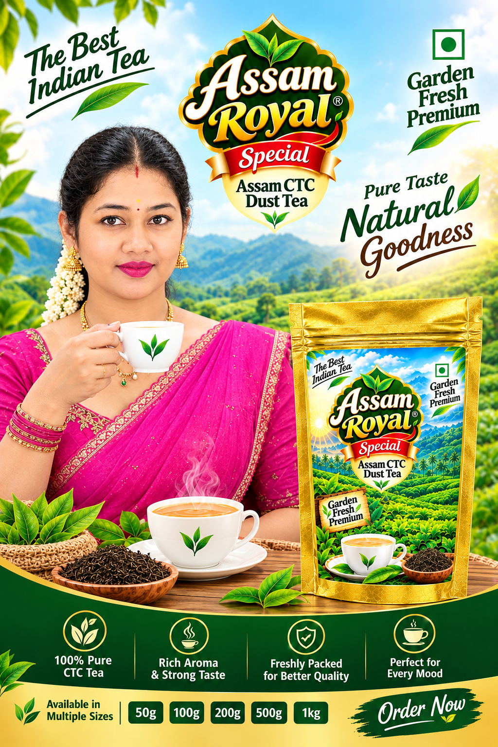 Assam Royal tea New packet