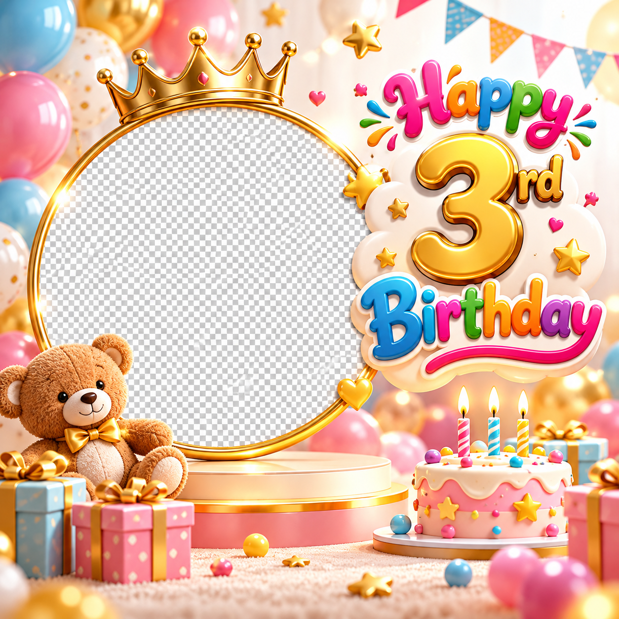 Birthday banner creative