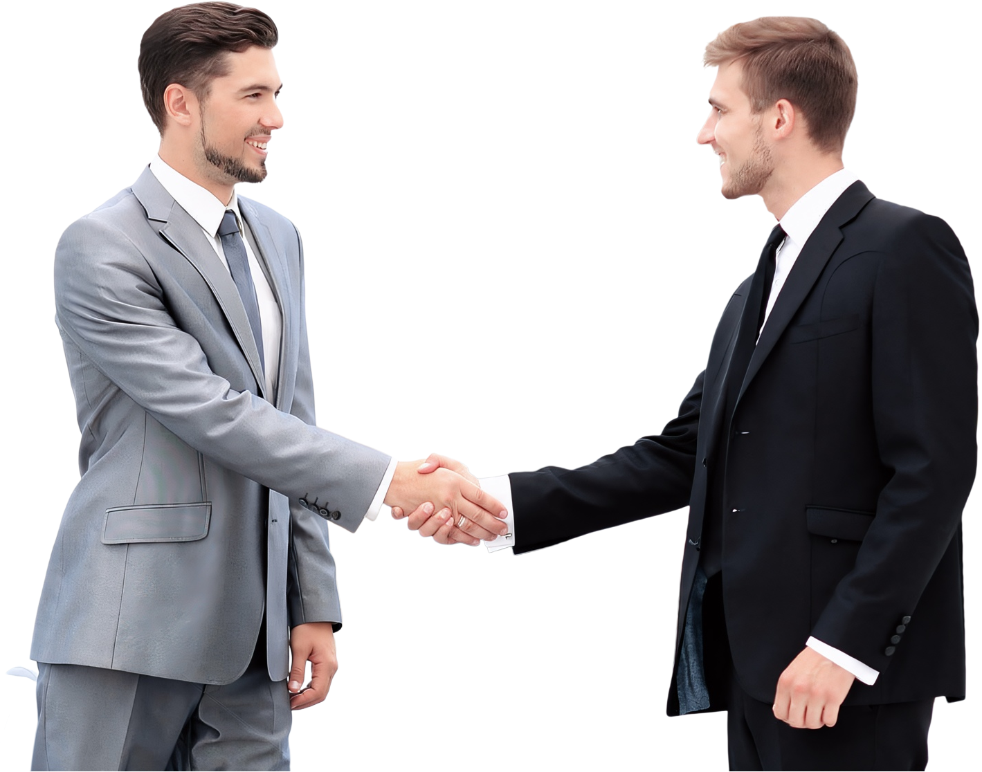 business man hand shakes high quality