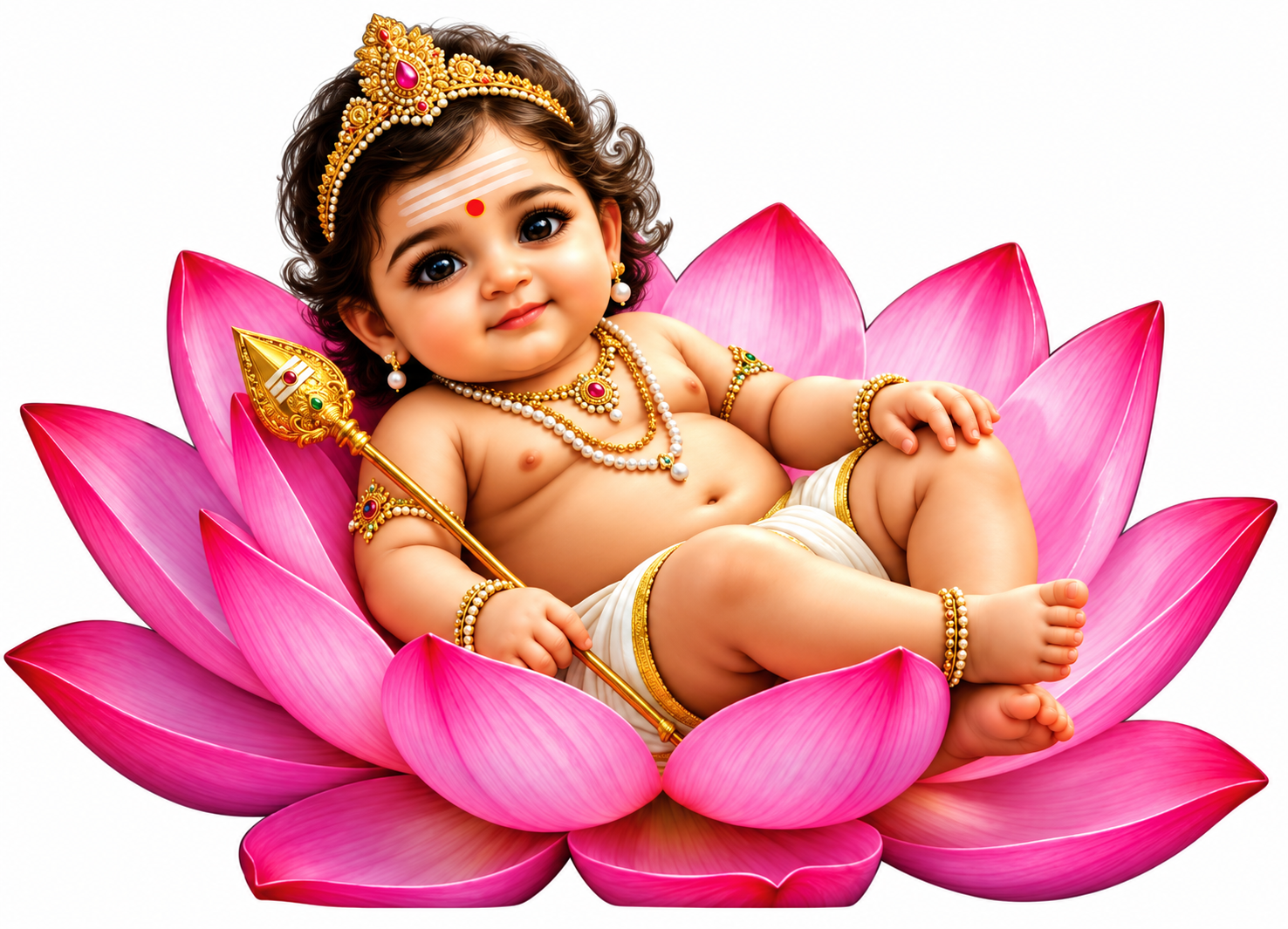 child murugan lotus style images high quality