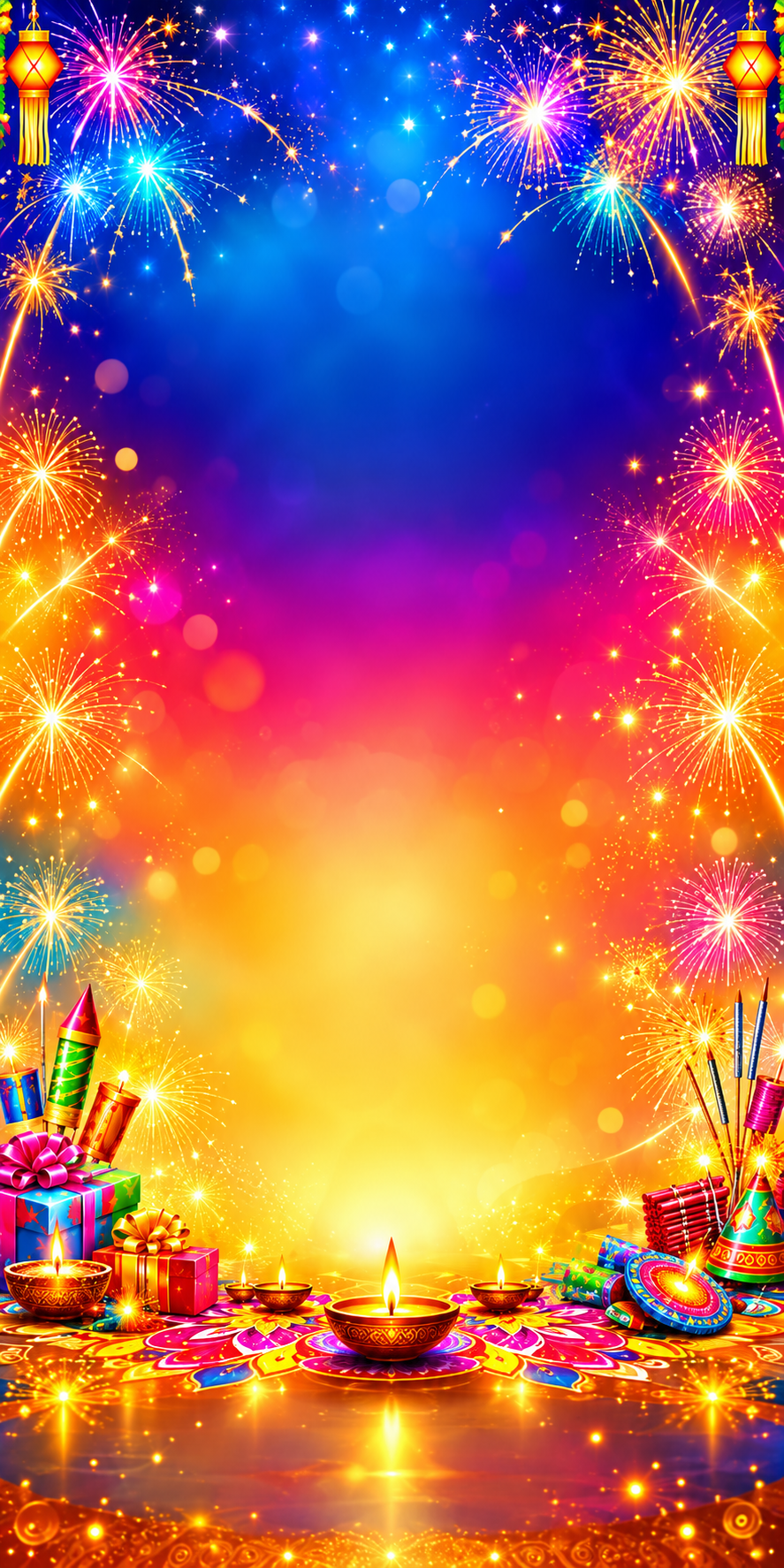 Colorful Diwali Festival Background