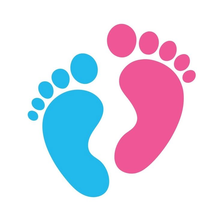 Foot Images boy and girl baby