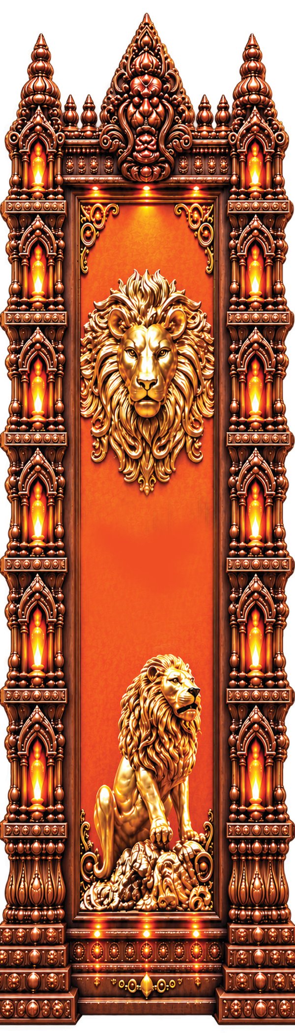 God Images Pillar Wall Bg