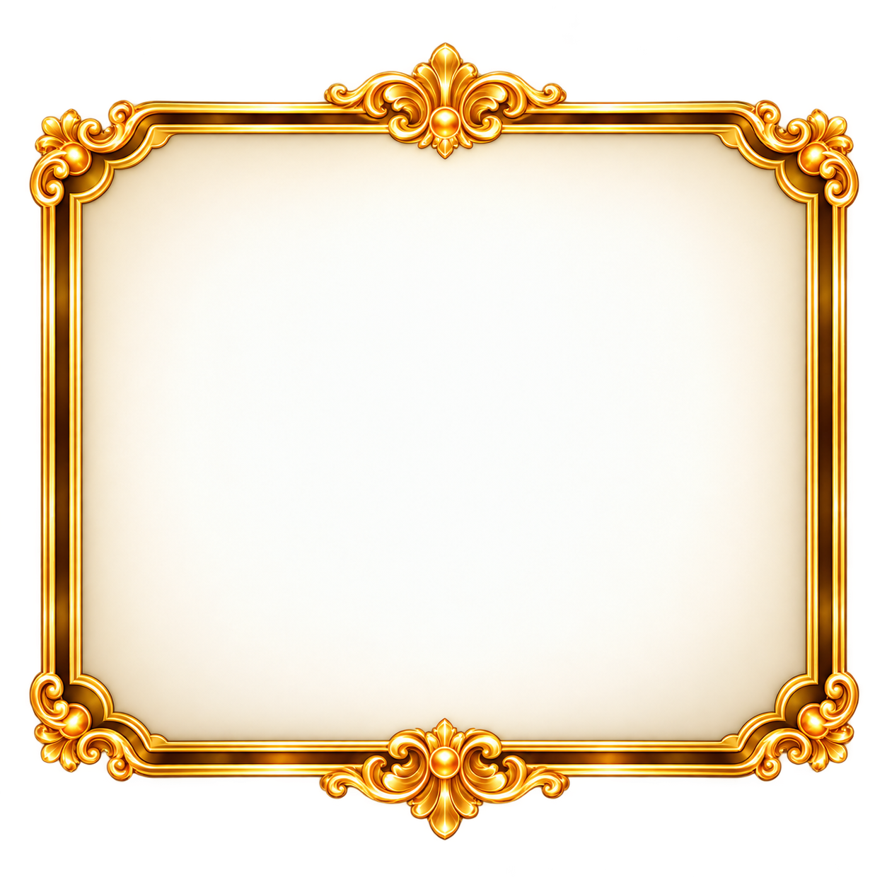 Golden Border Frames