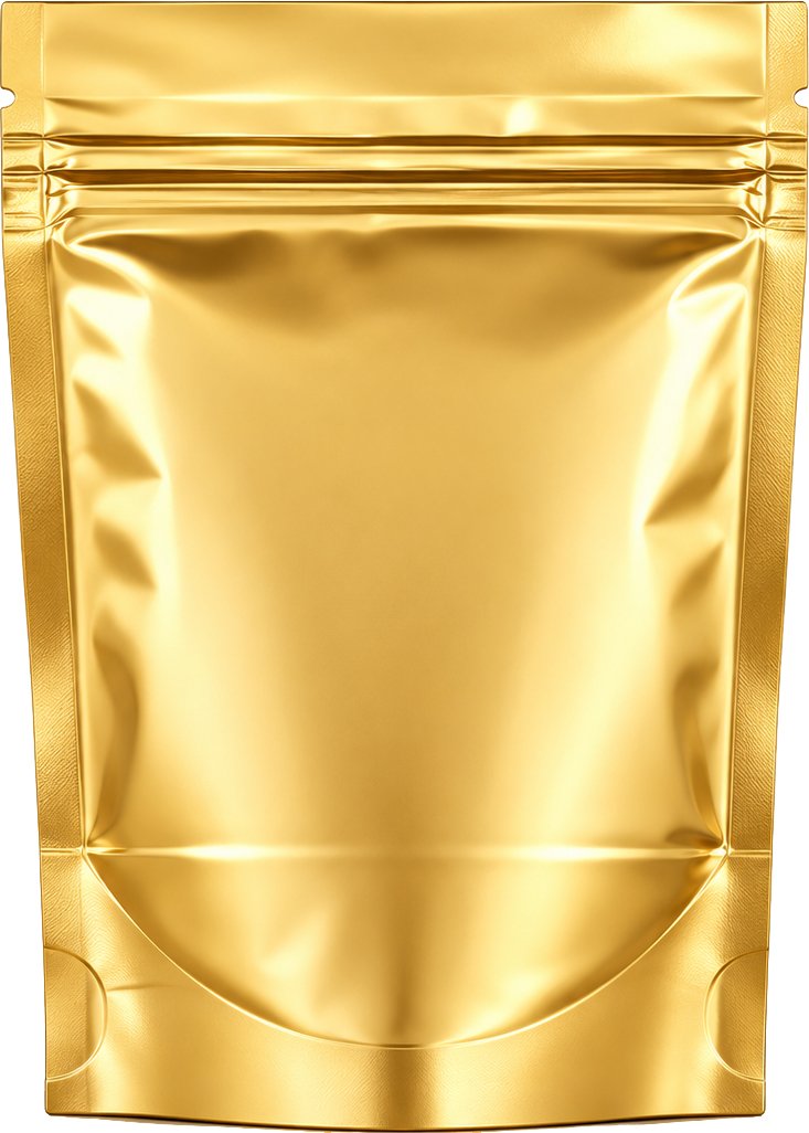 golden tea pouches