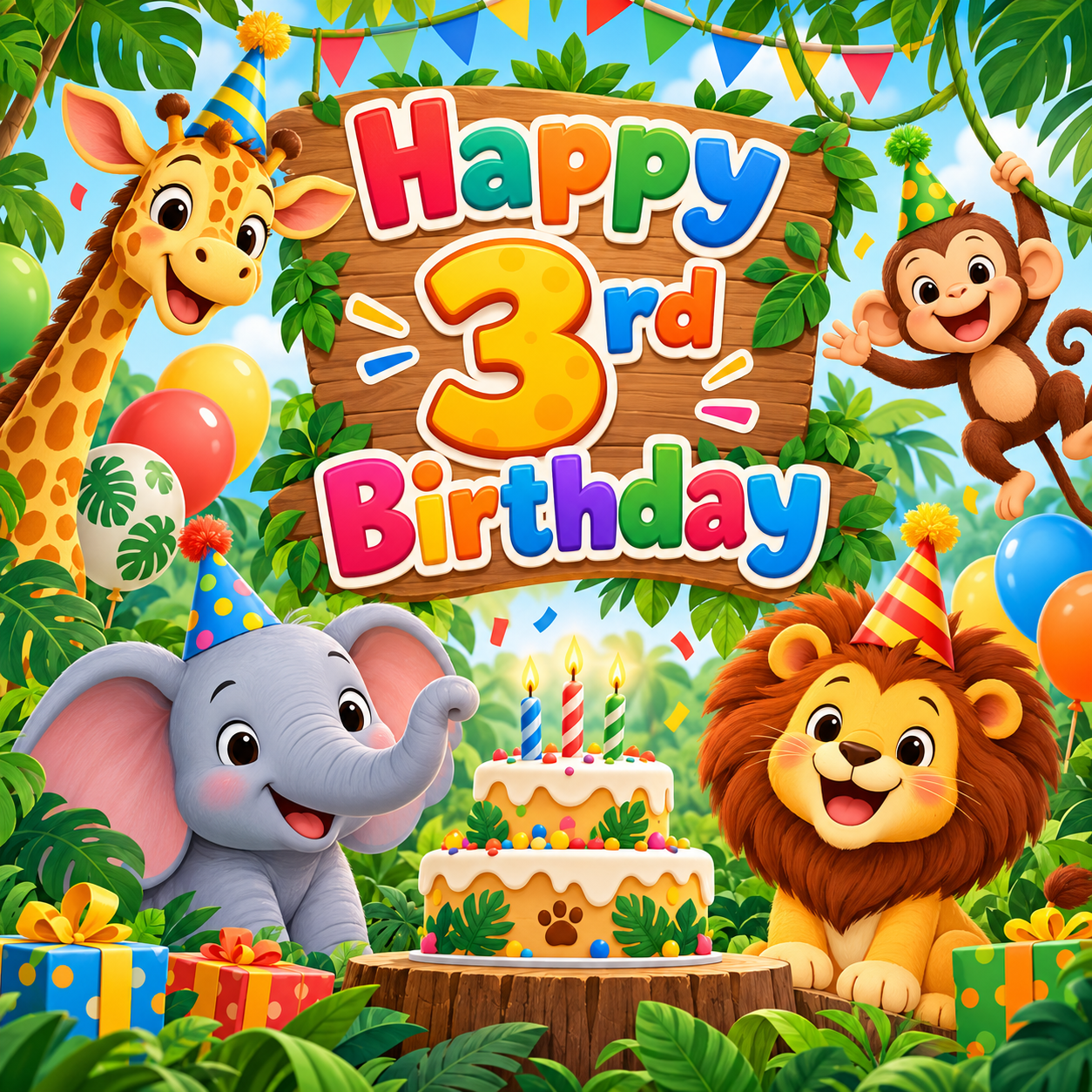 Happy Birthday 3rd birthday celebration images